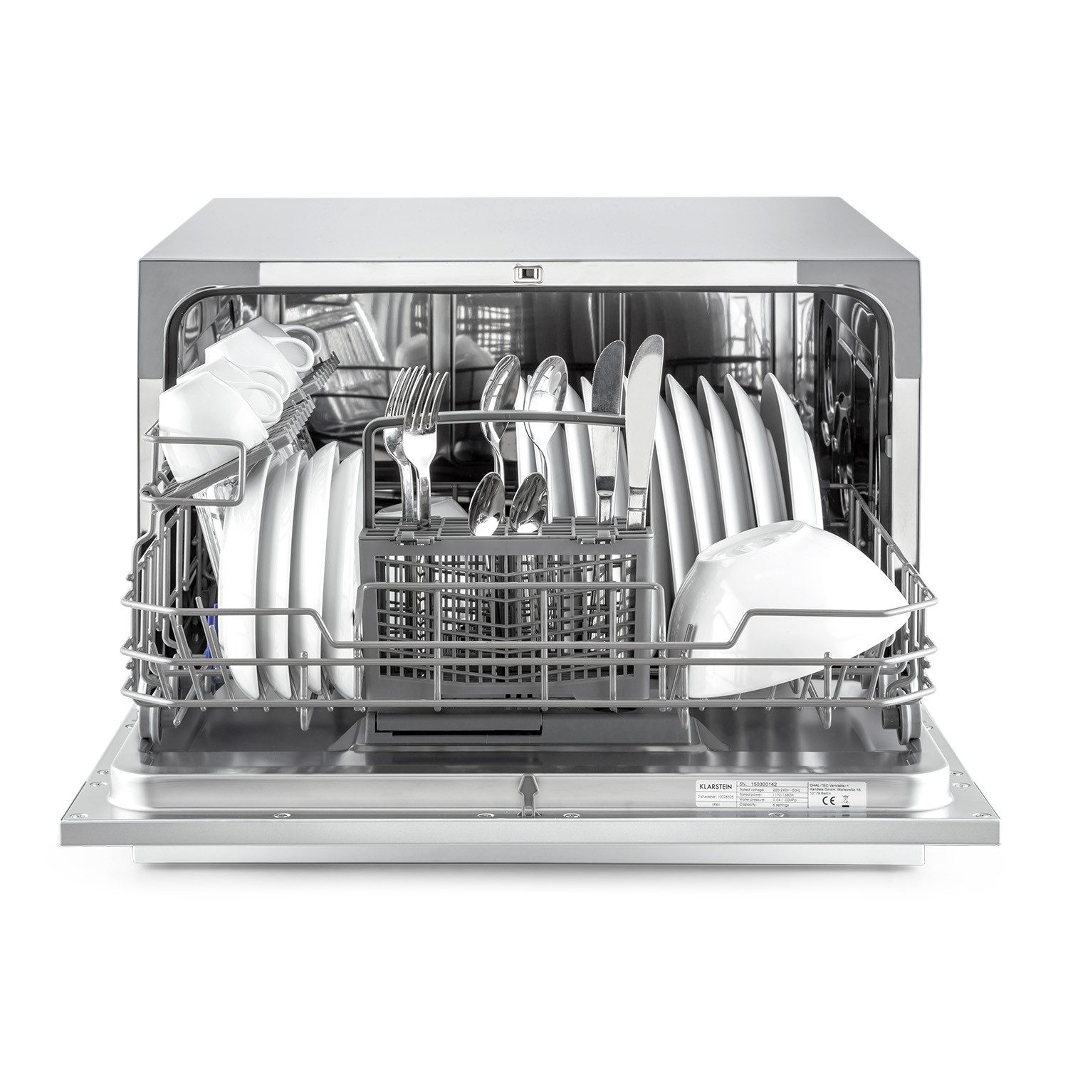 Klarstein Standgeschirrspüler DSM-Havasia-6-silver 10041823, 7 l