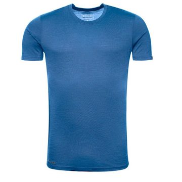 Kaipara - Merino Sportswear Rundhalsshirt Merino Shirt Herren Kurzarm Slimfit 150 (1-tlg) aus reiner Merinowolle Made in Germany