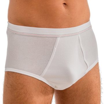 HERMKO Slip 3248 2er Pack Herren Slip mit Eingriff Doppelripp 100% Bio-Baumwolle