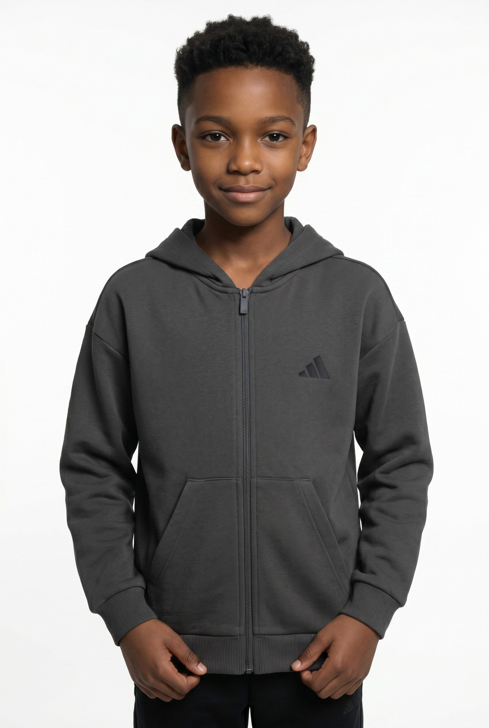 adidas Sportswear Kapuzensweatshirt J SL FZ HD 220 für Kinder, mit Kapuze