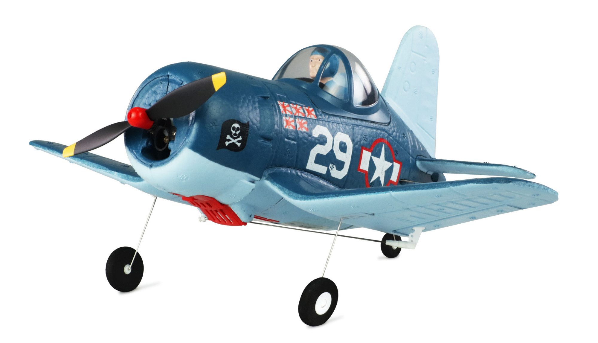 Amewi RC-Bagger Amewi RC Flugzeug AMXFlight Cartoon Corsair F4U 4-Kanal 3D/6G RTF