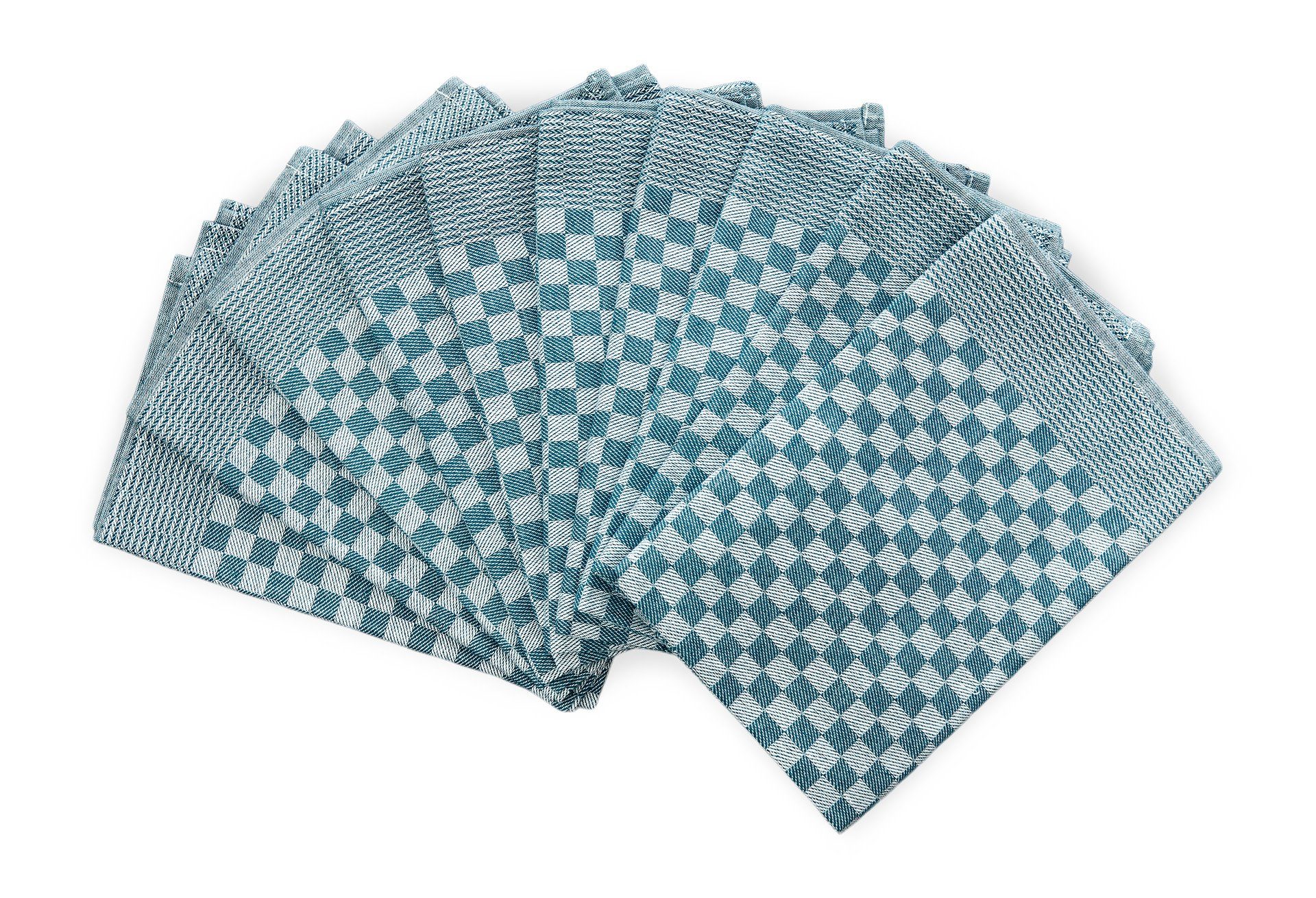 Hometex Premium Textiles Geschirrtuch Trockentuch, Profi-Küchentücher , (10er Set Geschirrtuch Grubentuch, 100% Baumwolle Zwirn, Sehr saugfähig - Premium Qualität)