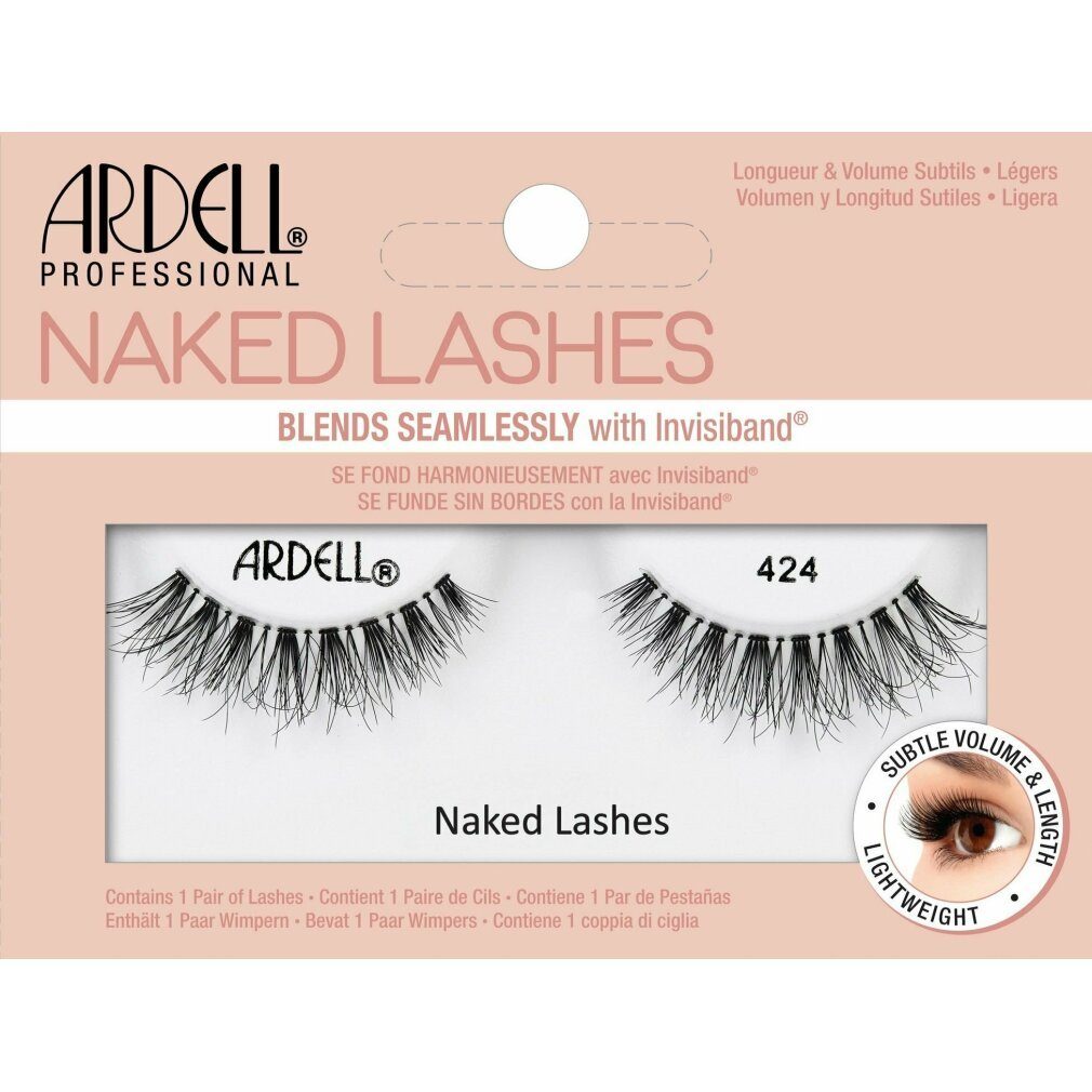 Einzelwimpern Künstliche Wimpern 424 Naked Lashes (1 Paar), 2 St