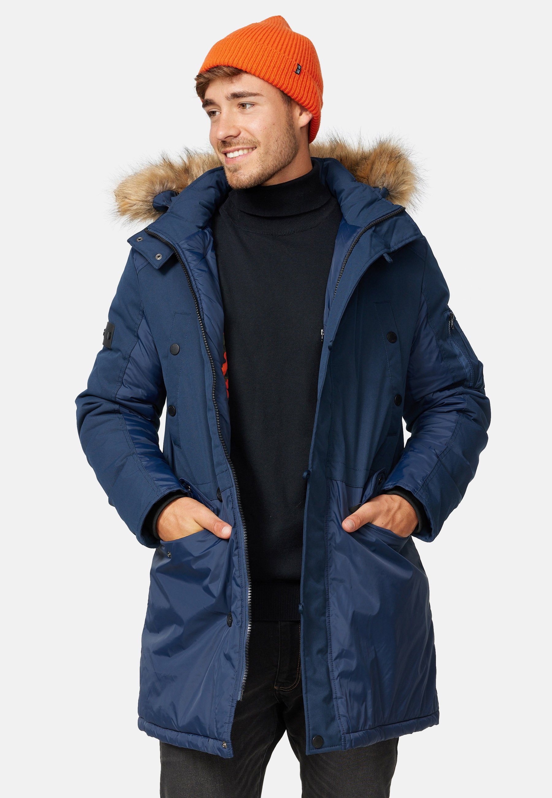 Indicode Parka Herren Jarl Herrenparka Herrenjacke
