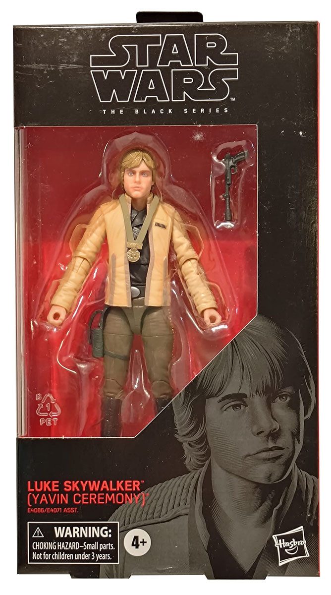 Star Wars Actionfigur Star Wars The Black Series - Luke Skywalker (Yavin Ceremony) - bewegli
