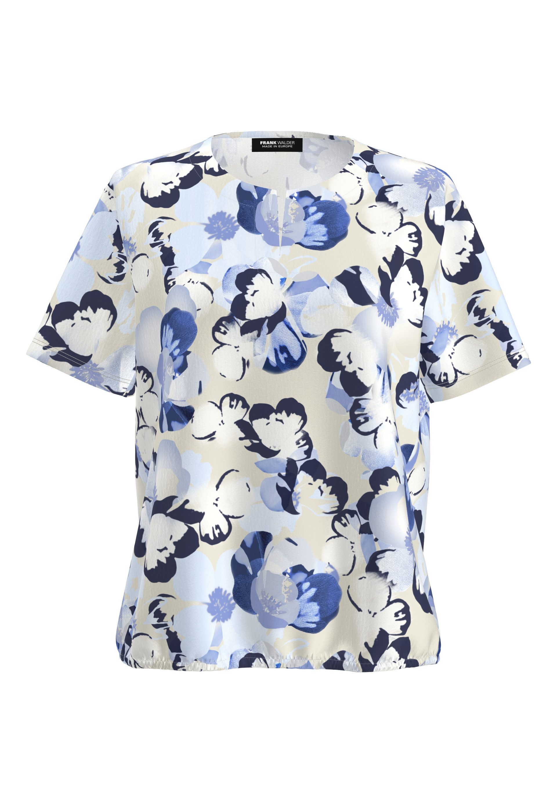 FRANK WALDER Kurzarmshirt aus Ecovero Viskose günstig online kaufen