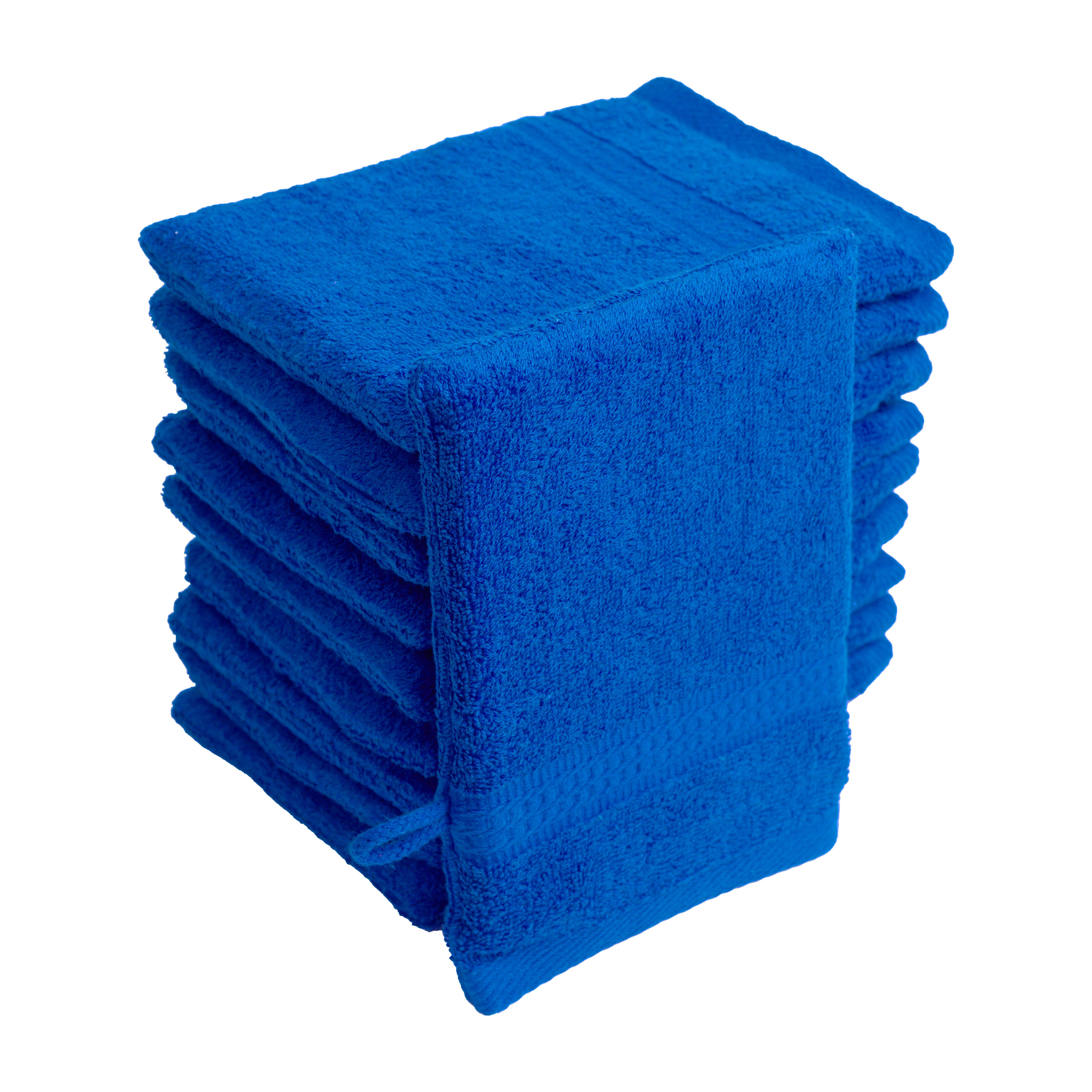 Hometex Premium Textiles Waschhandschuh in Premium Qualität 500 g/m², Feinster Frottier-Stoff 100% Baumwolle, (10er Set), weich, saugfähig, extra schwer & flaus – Bild 4 von 5
