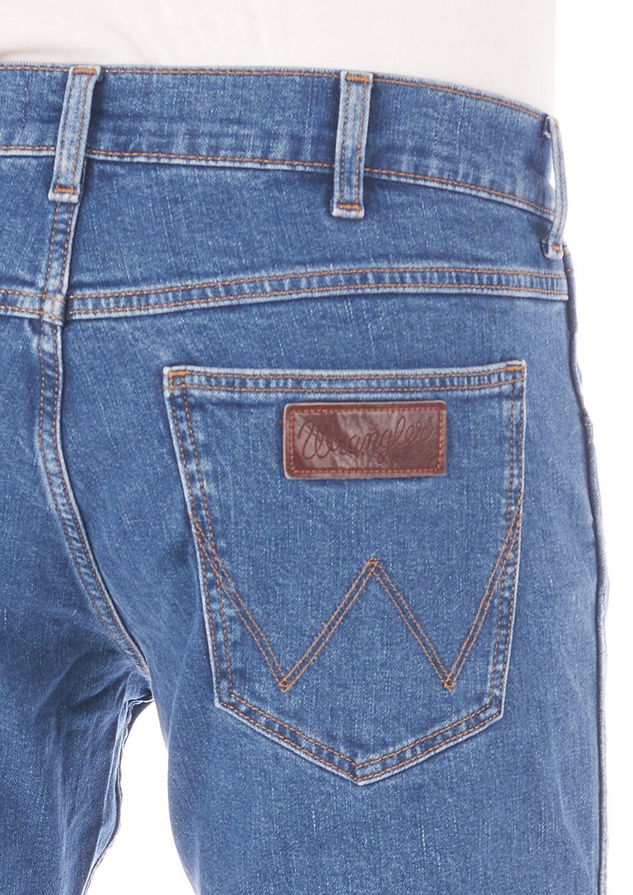 Blue Hose mit Fit Denim Jeanshose Regular Herren Stretch Straight-Jeans (WSS3HR13N) Greensboro Wrangler Tomorrow