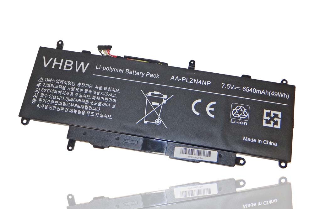 vhbw passend für Samsung ATIV Pro, XE700T1C, XE700T1C-A01BE, Laptop-Akku 6540 mAh