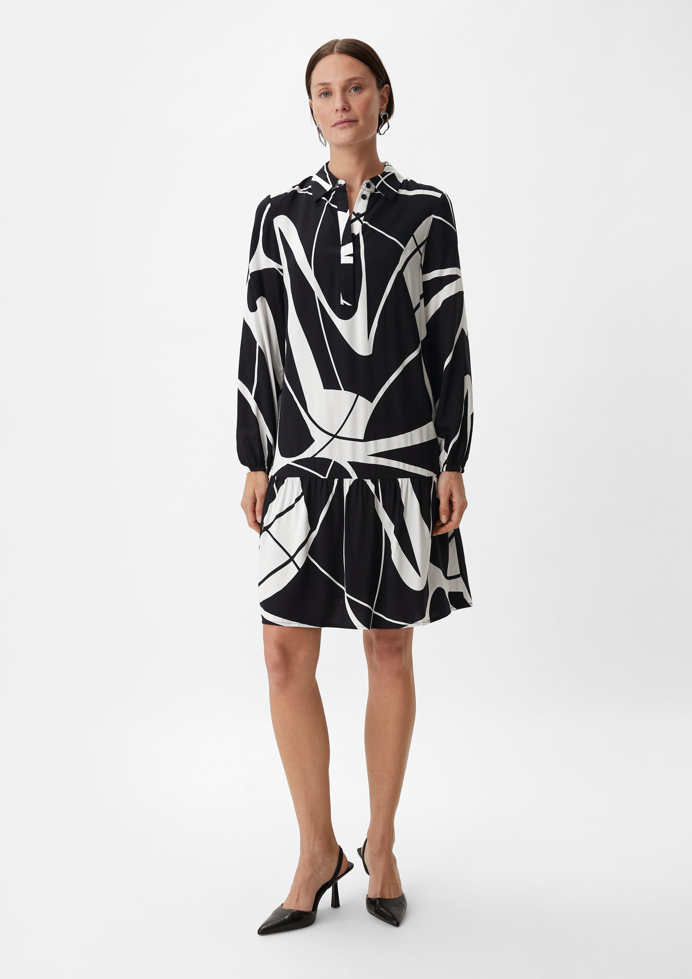 Comma Minikleid Kleid aus Viskose mit günstig online kaufen