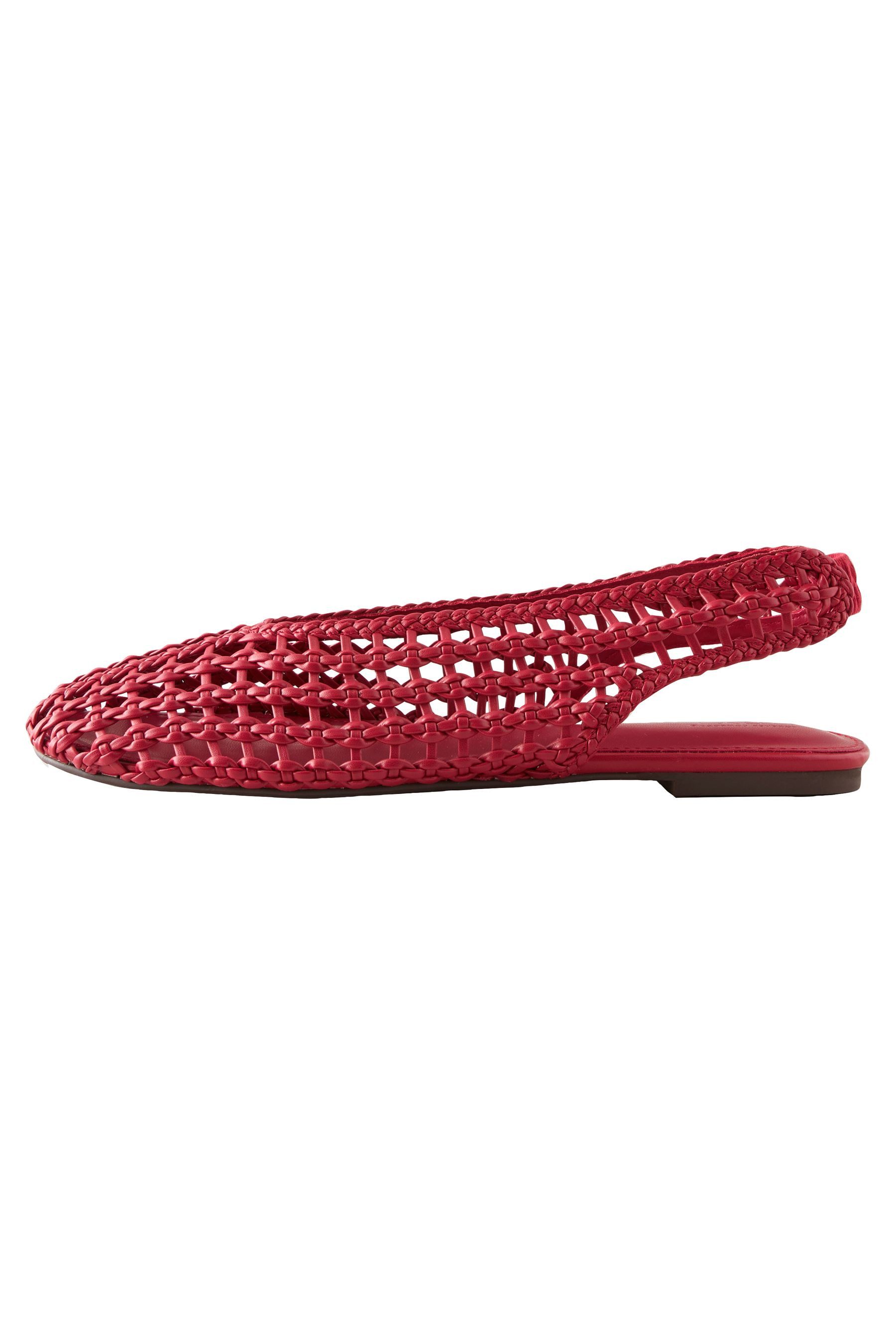 Next Forever Comfort® flache Slingback-Flechtsandalen Slingsandale