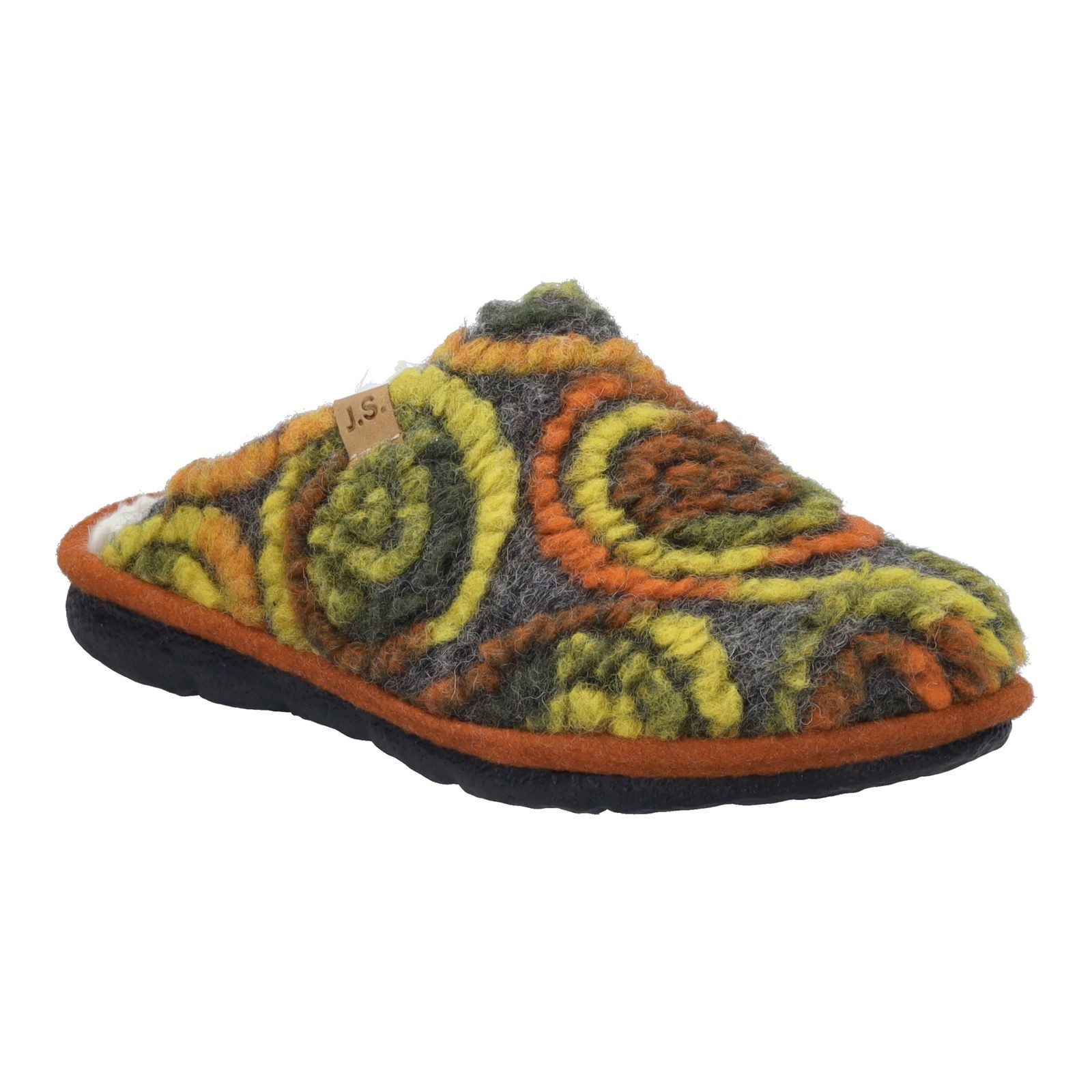 Josef Seibel Josef Seibel Lille 09 Damen Pantoffel 55409-PL239-842 in orange-multi Hausschuh