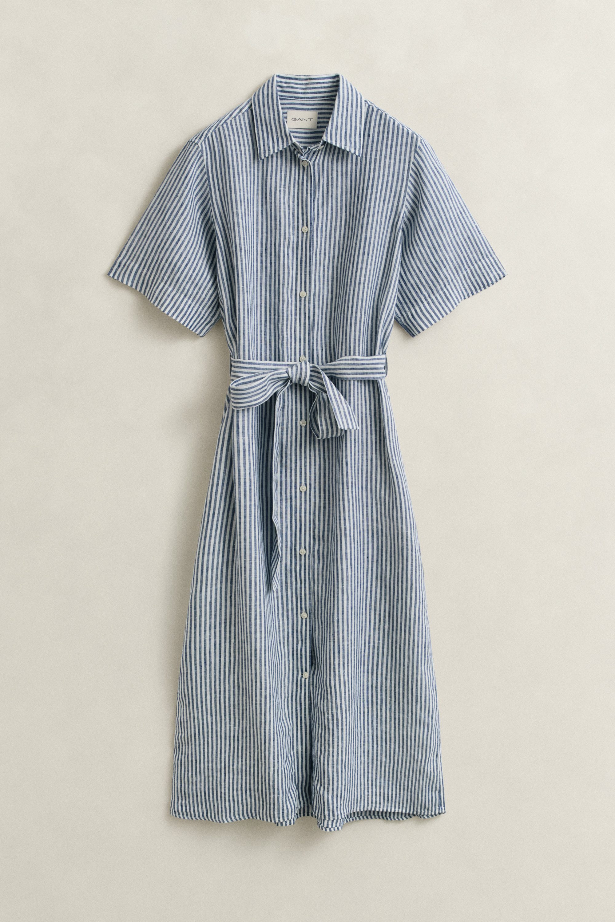 Hemdblusenkleid STRIPED LINEN