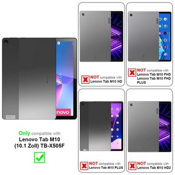 Cadorabo Tablet-Hülle Lenovo Tab M10 (10.1 Zoll) TB-X505F Lenovo Tab M10 (10.1 Zoll) TB-X505F, Klappbare Tablet Schutzhülle - Hülle - Standfunktion - 360 Grad Case