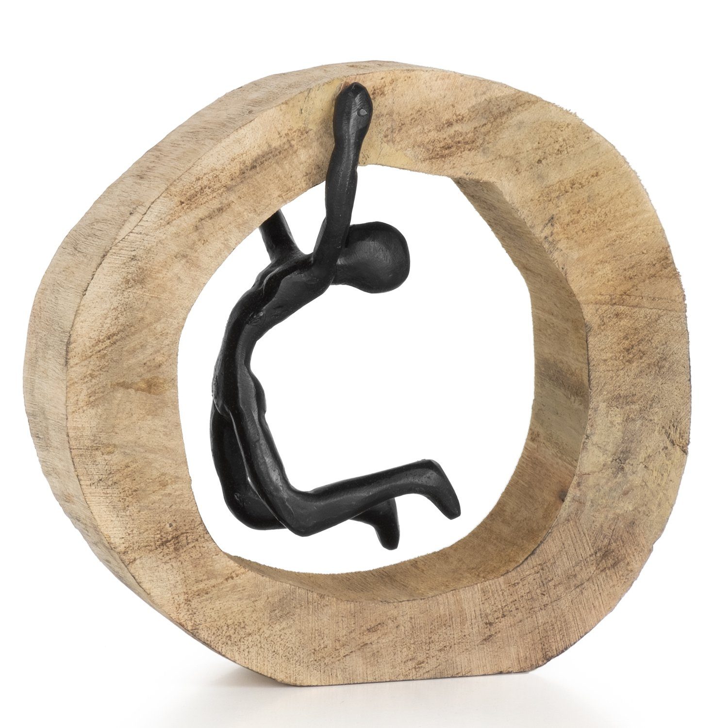 Moritz Skulptur Nicht aufgeben, Holz Deko günstig online kaufen