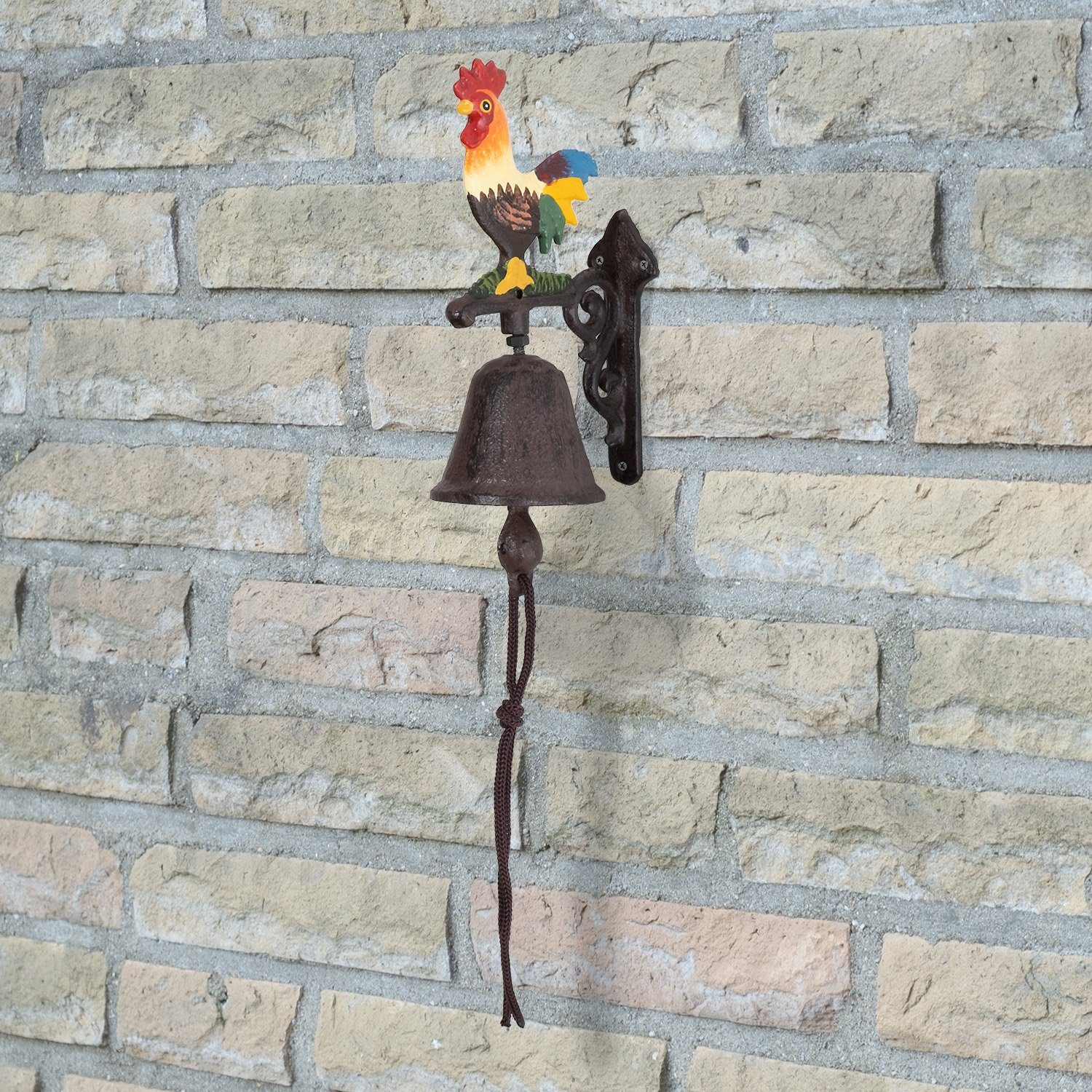 Moritz Gartenfigur Hahn Huhn bunter Schwanz, günstig online kaufen