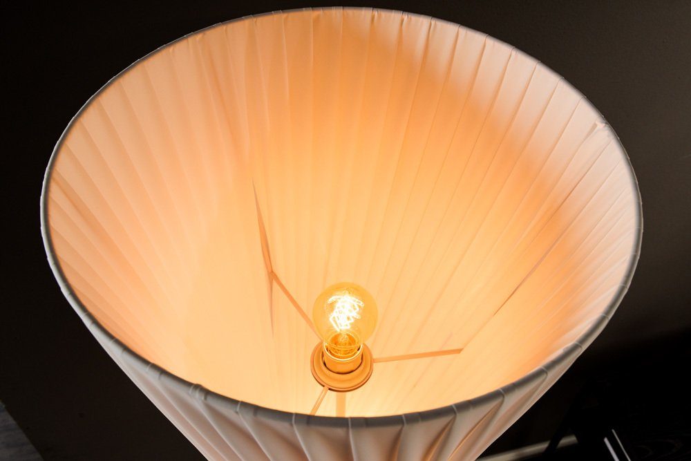 riess-ambiente Stehlampe PARIS 180cm silber, Leuchtmittel, Stehleuchte Wohnzimmer X mit · weiß Modern Design ohne · / Lampenschirm ·
