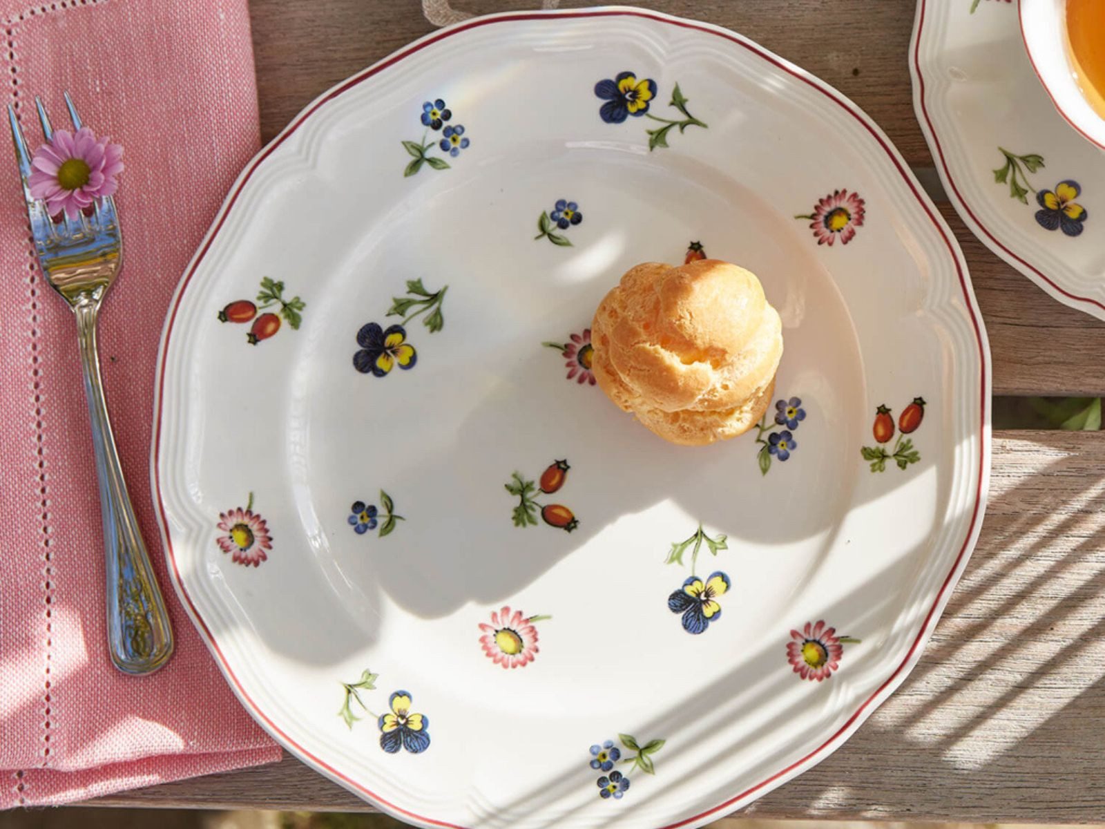 Villeroy & Boch Teller-Set Petite Fleur Frühstücksteller 21cm Set6, Premium Porcelain – Bild 3 von 5
