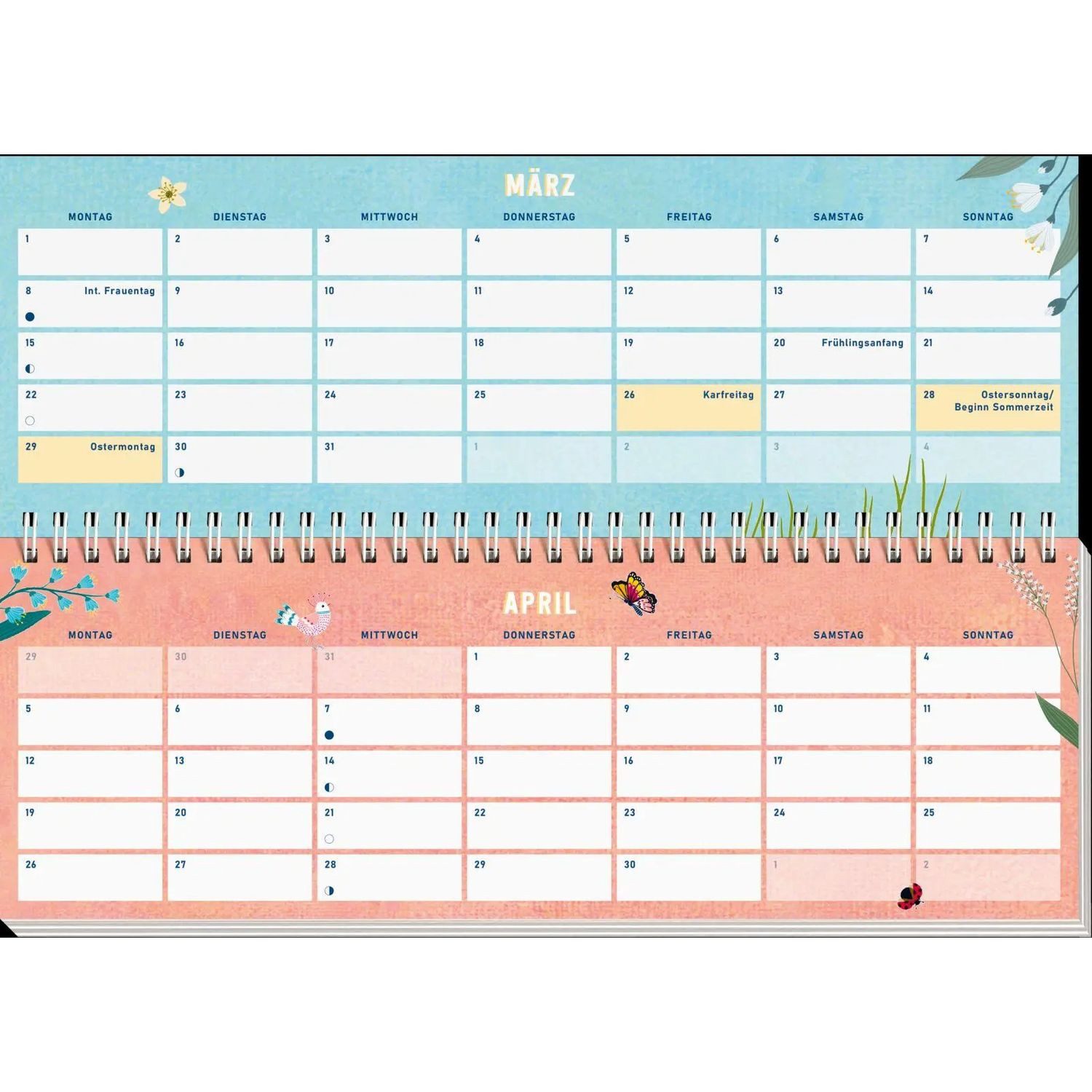 groh Verlag Terminkalender Tischkalender 2027 quer: Lebe wild und voller Wunder – Bild 5 von 5