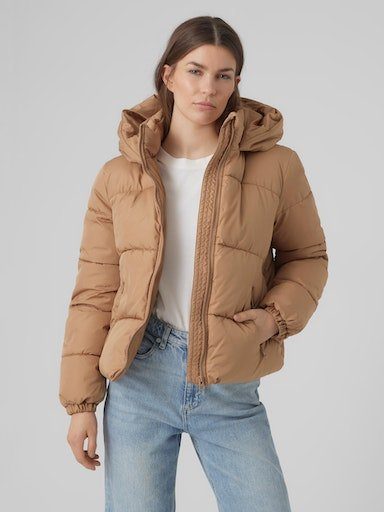 Vero Moda Steppjacke VMMARY SHORT JACKET BOOS Tigers Eye