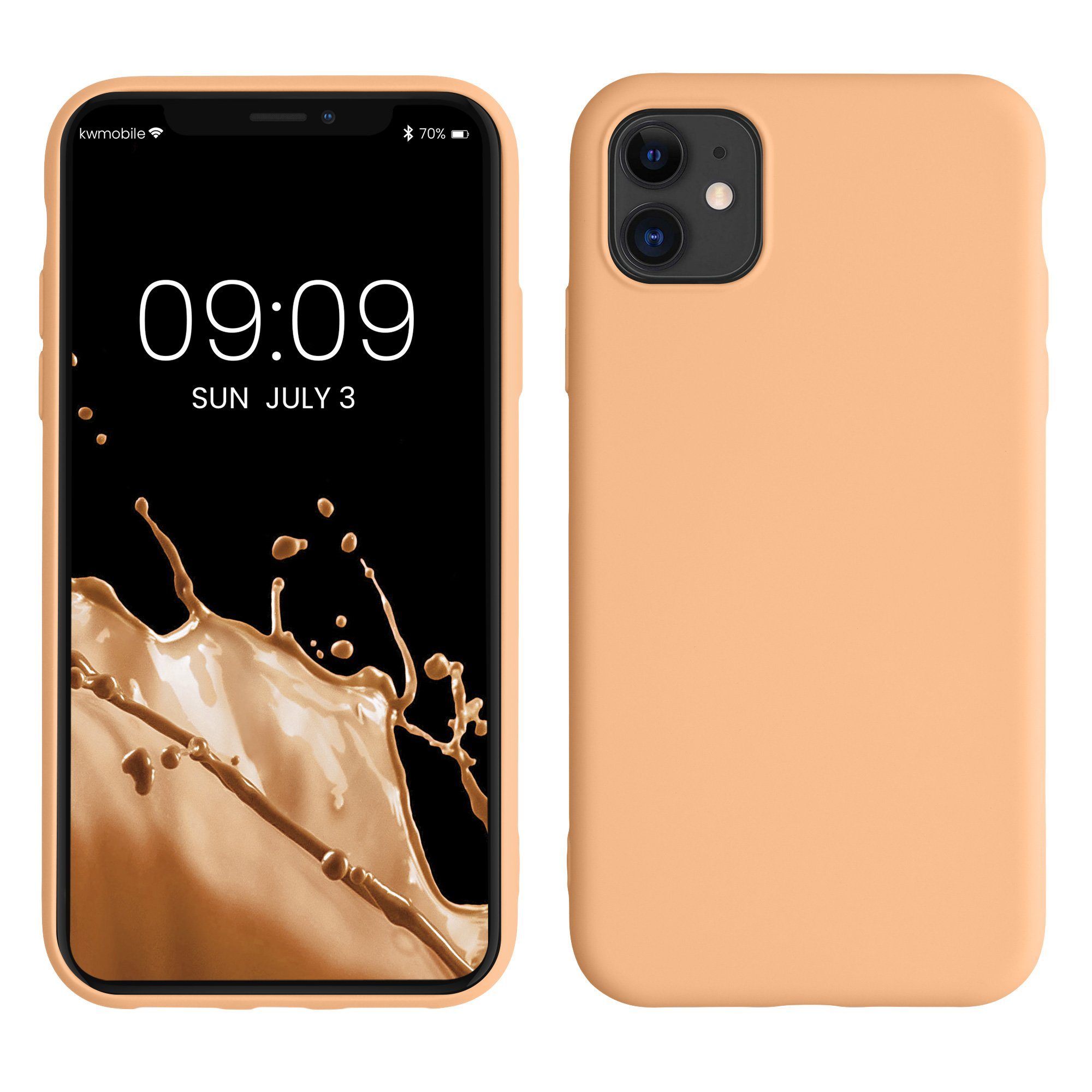kwmobile Handyhülle Slim Case für Apple iPhone 11, Hülle Silikon Handy - Handyhülle gummiert