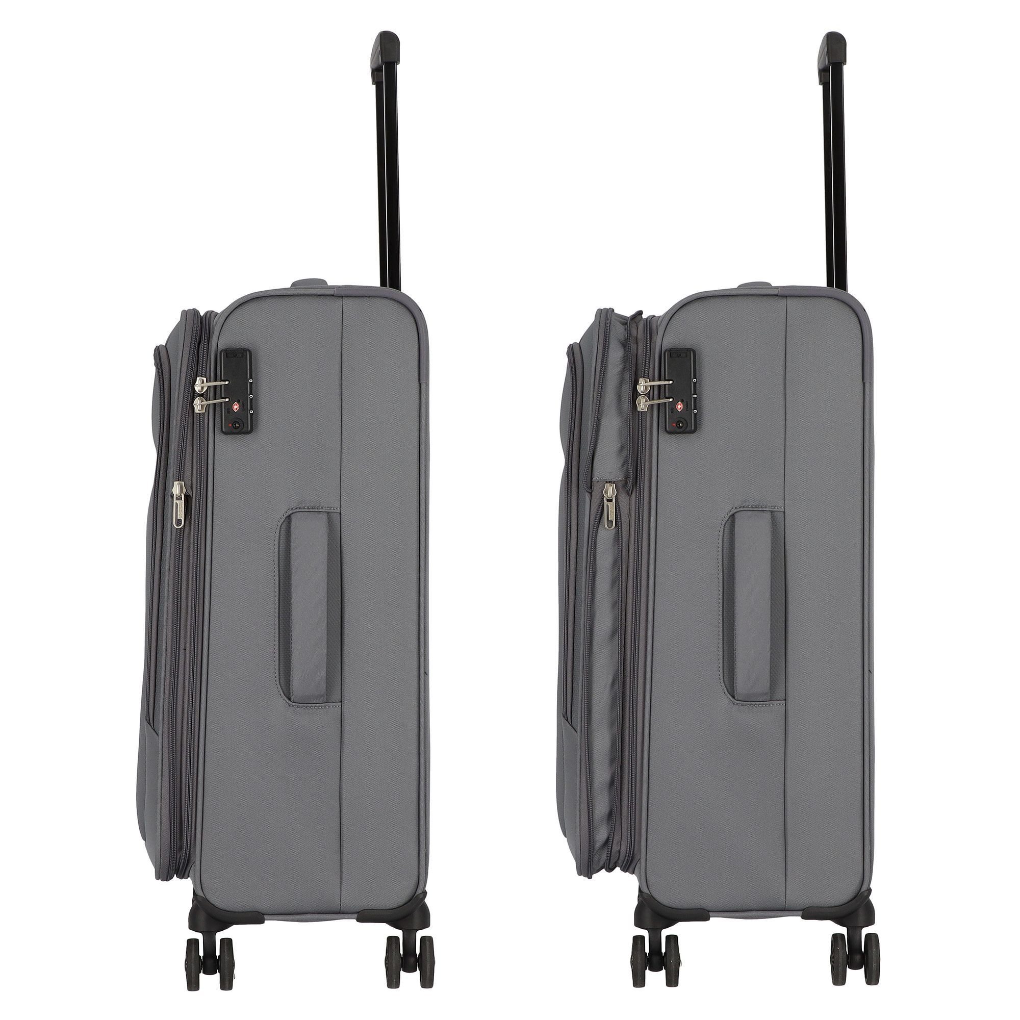 American Tourister® Trolleyset Street Roll, 4 Rollen, (3-teilig, 3 tlg), Polyester
