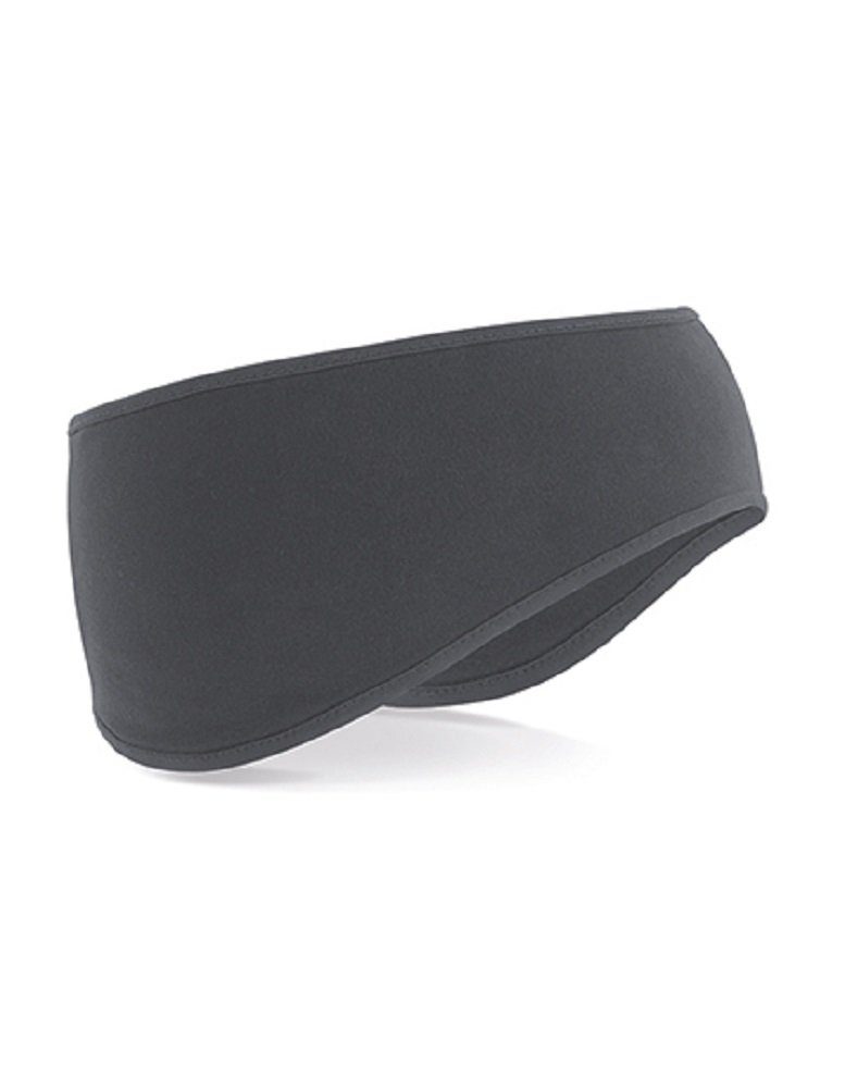 Beechfield® Stirnband Herren Softshell Sport Stirnband / Headband für Männer Winddicht - Atmungsaktiv Anthrazit