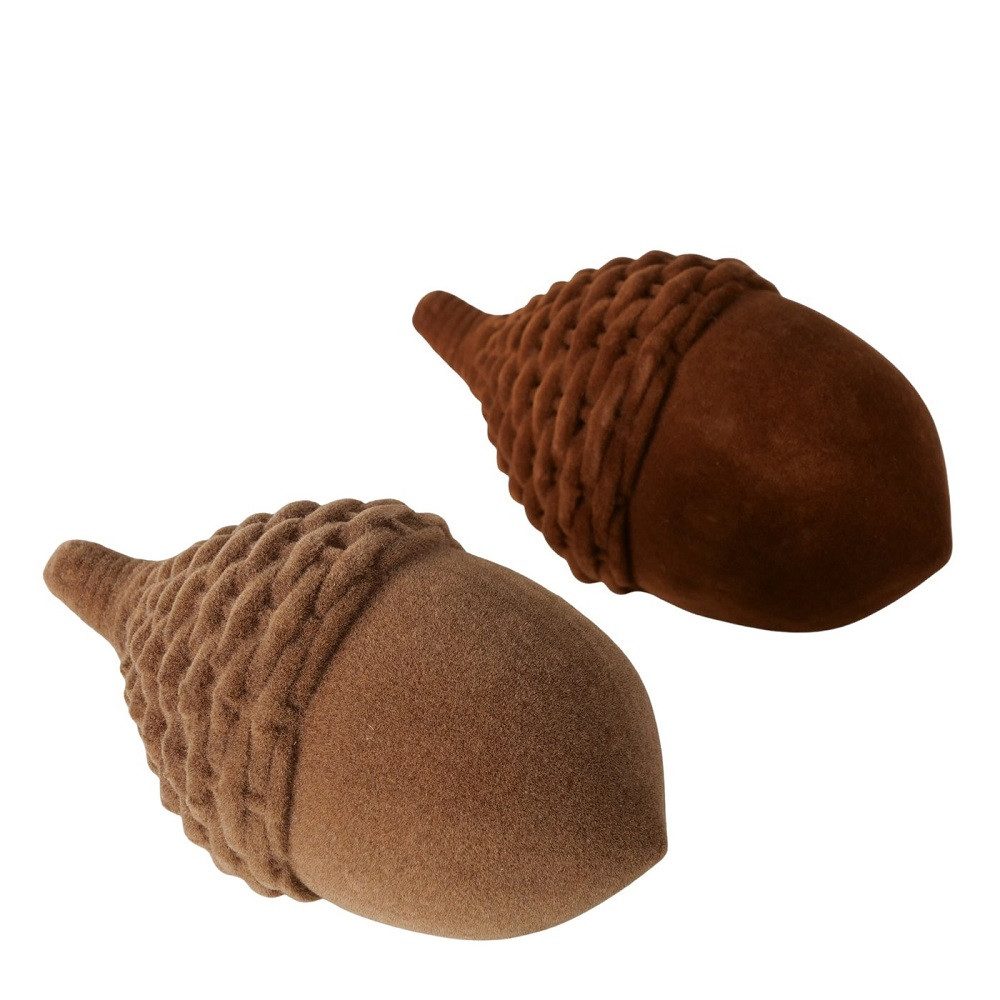 BOLTZE GRUPPE GmbH Weihnachtsfigur Boltze Dekoaufsteller Baldu Eichel Braun 2059534 (1 St)