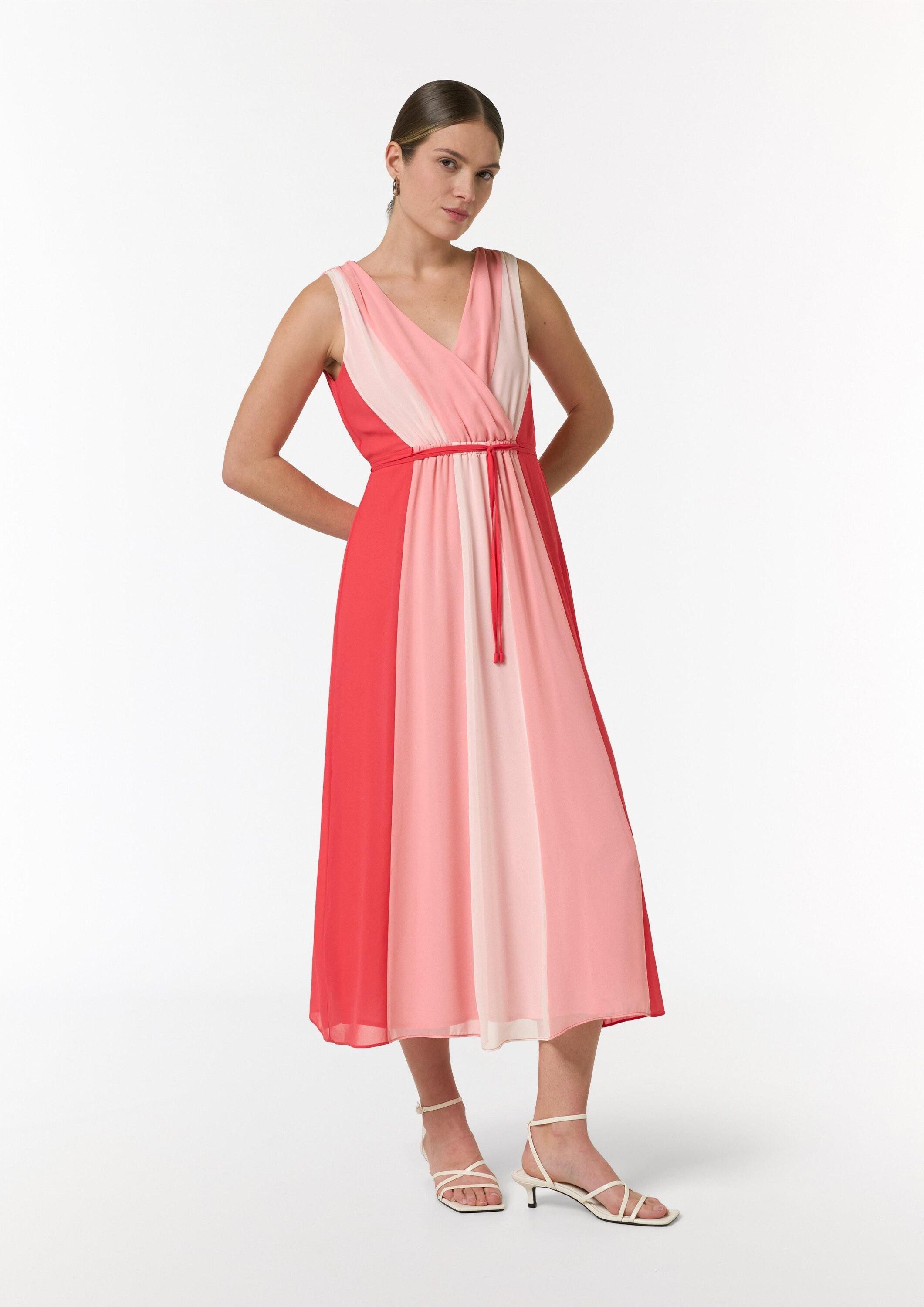 comma Minikleid Kleid Midikleid aus Viskose – Bild 5 von 5