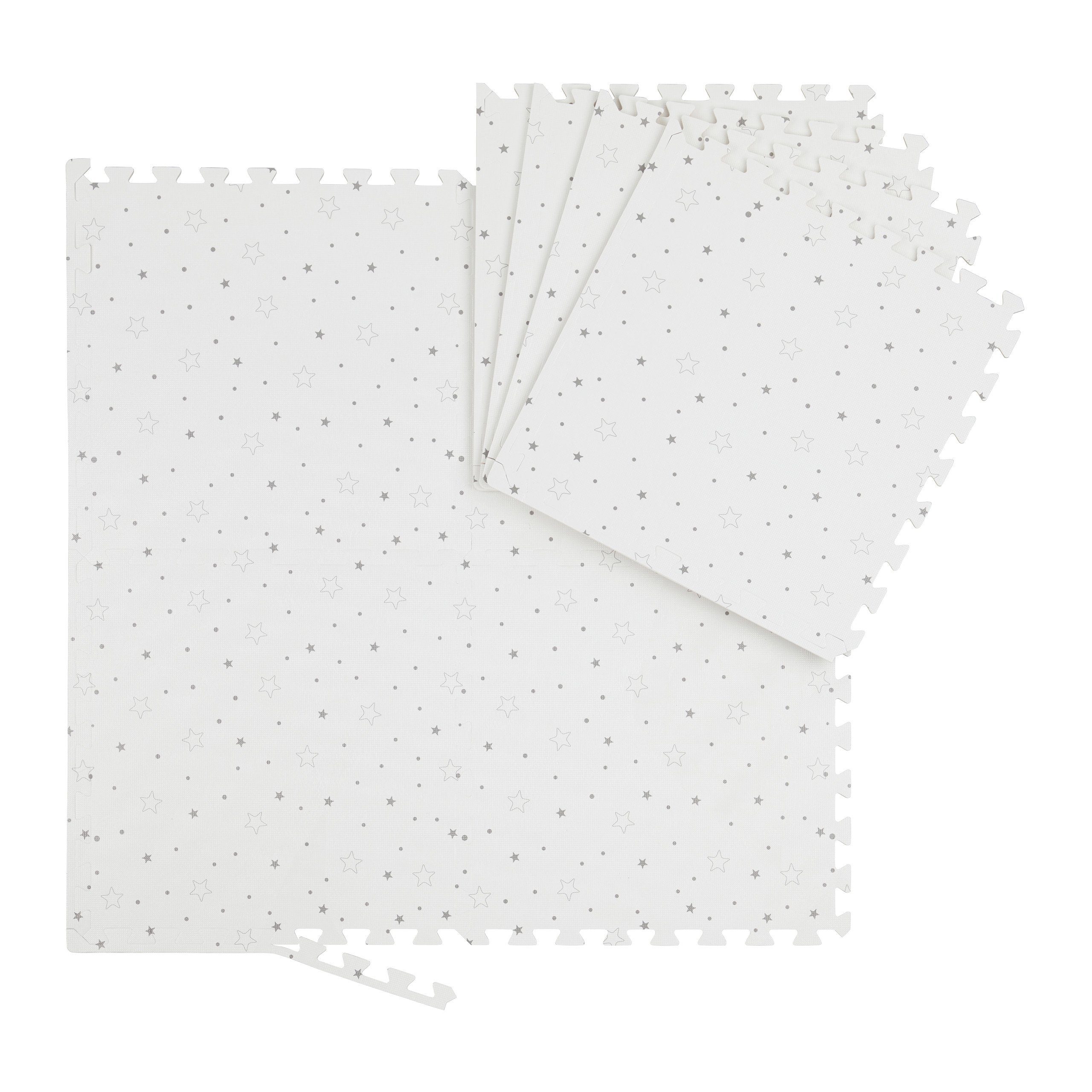 Puzzlematte 8tlg. Puzzlematte mit Sternen