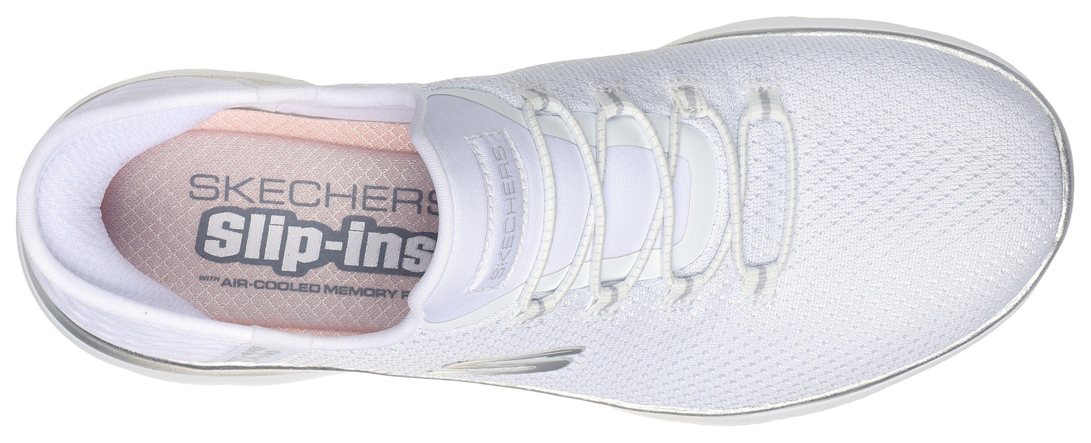 Skechers SUMMITS-DIAMOND DREAM Slip-On Sneaker Schlupfschuh, Freizeitschuh mit praktischer Slip-Ins Funktion. Reduzierter Preis € 72,45. Unverbindliche Preisempfehlung € 84,95
