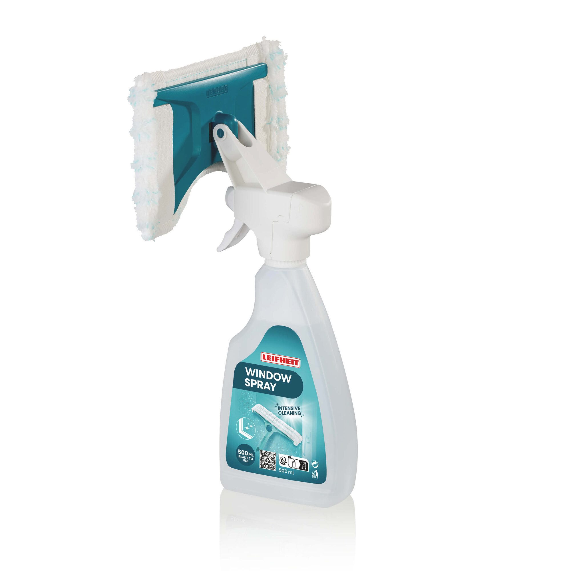 Leifheit Fenstersauger-Abziehlippen Window Spray Cleaner micro duo, (3-St)