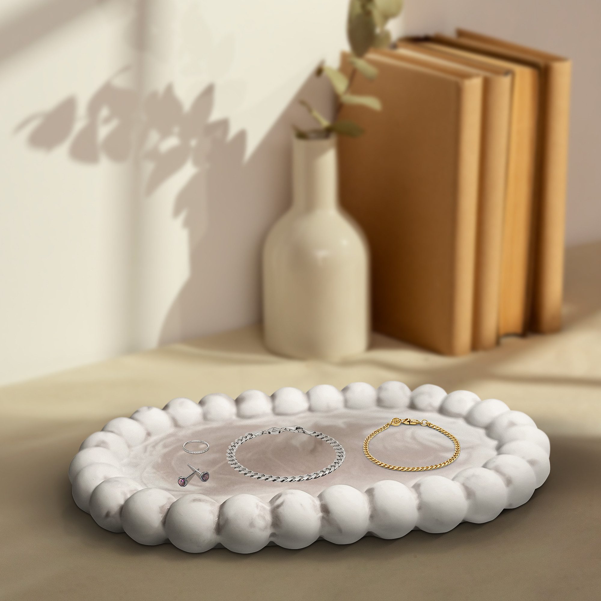 ROY Schmuckablage Luxus Schmucktablett, Schmuckschale, Ringschale schmuckka günstig online kaufen