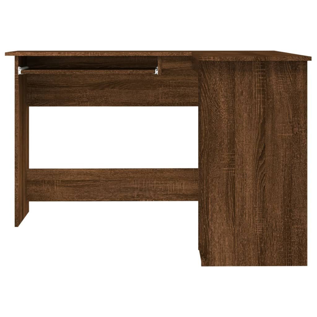 vidaXL Schreibtisch Eckschreibtisch Braun Eichen-Optik 120x140x75 | cm Holzwerkstoff Eiche Braune Braune Eiche