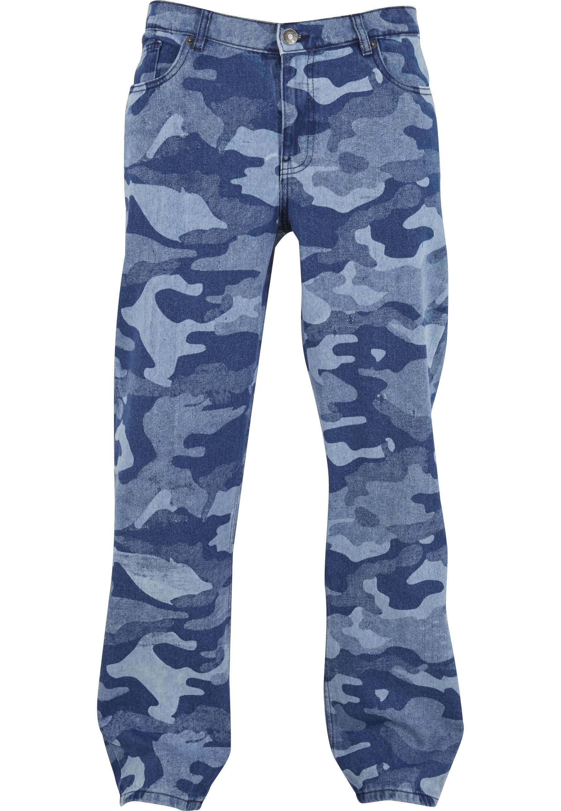 URBAN CLASSICS Cargohose Urban Classics Laser Camo Printed Jeans (1-tlg)