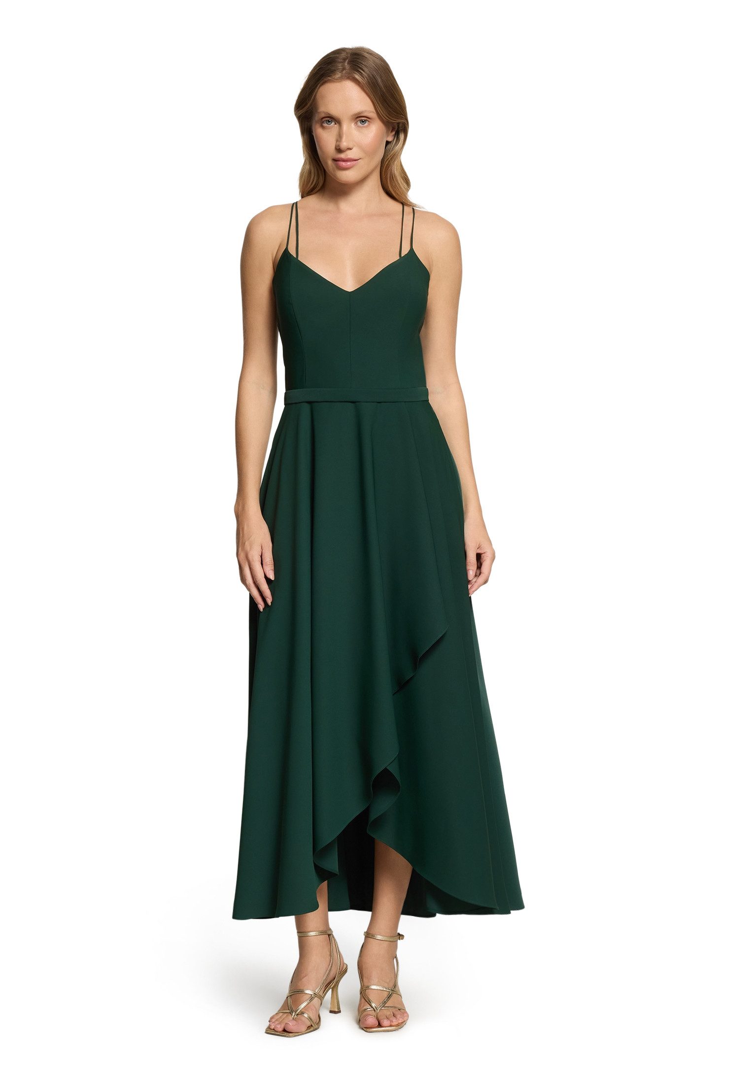 Abendkleid Damen mit Volant