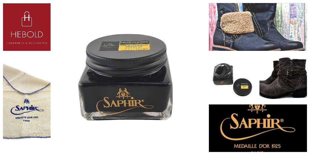 Saphir Saphir MEDAILLE D'OR Oiled Leather Fettleder-Pflegecreme 75 ml Glastie Schuhcreme