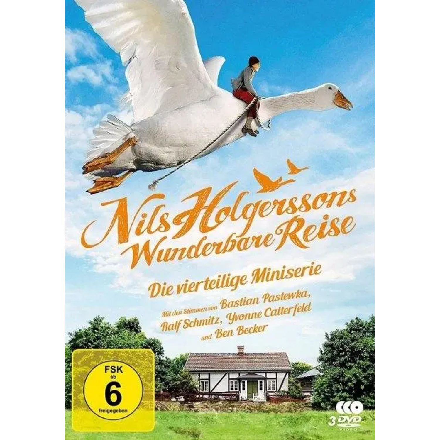 DVD Nils Holgerssons wunderbare Reise - Die vierteilige Miniserie (3...