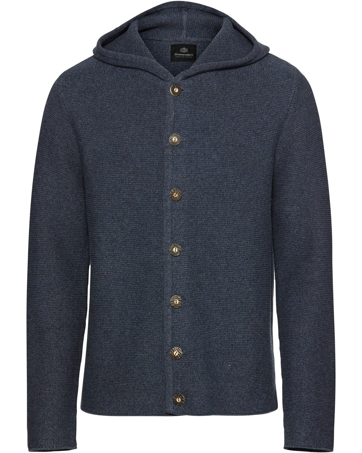 Hammerschmid Trachtenstrickjacke Kapuzen-Strickjacke Tobias