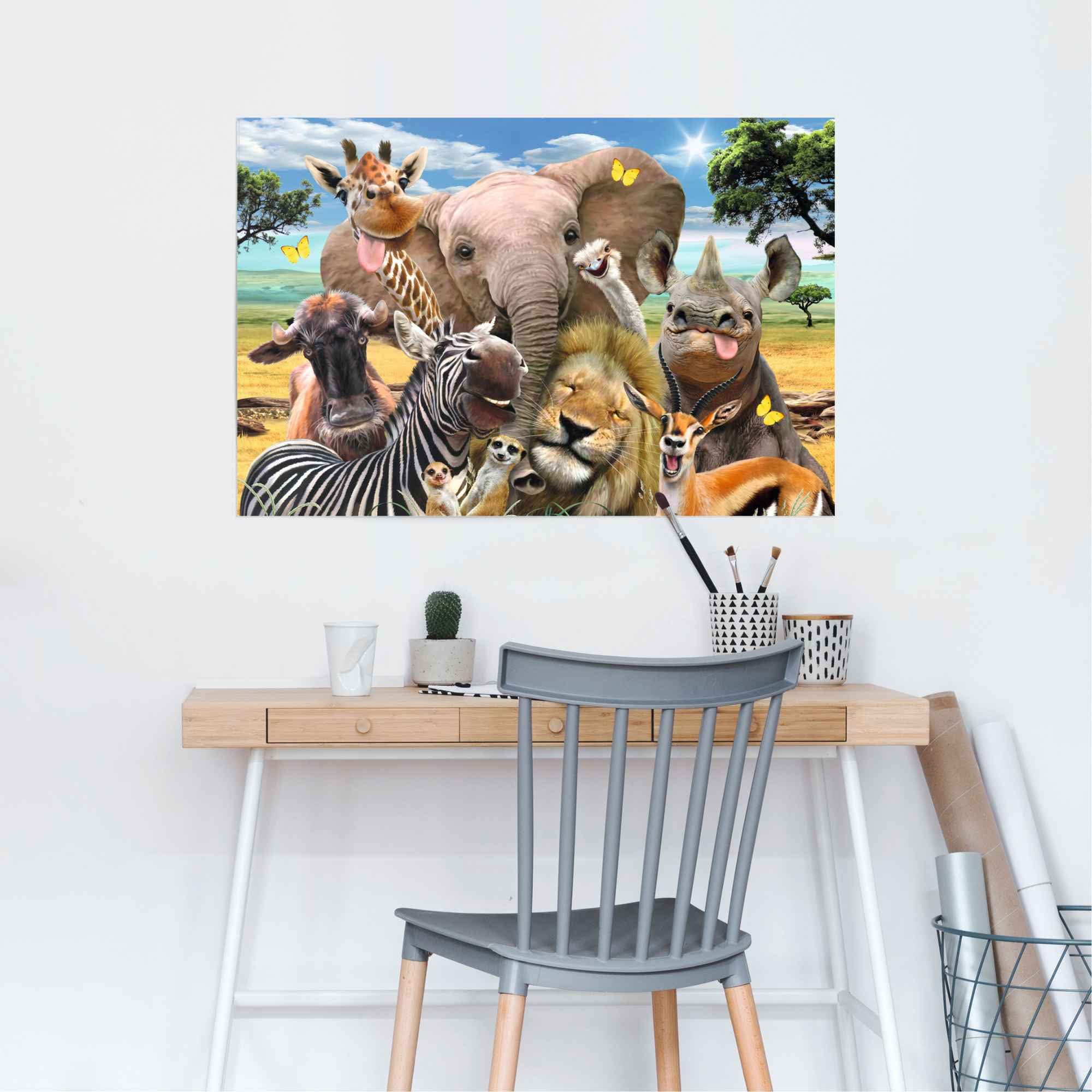 Wildtiere, Lustige (1 Poster St) Reinders!