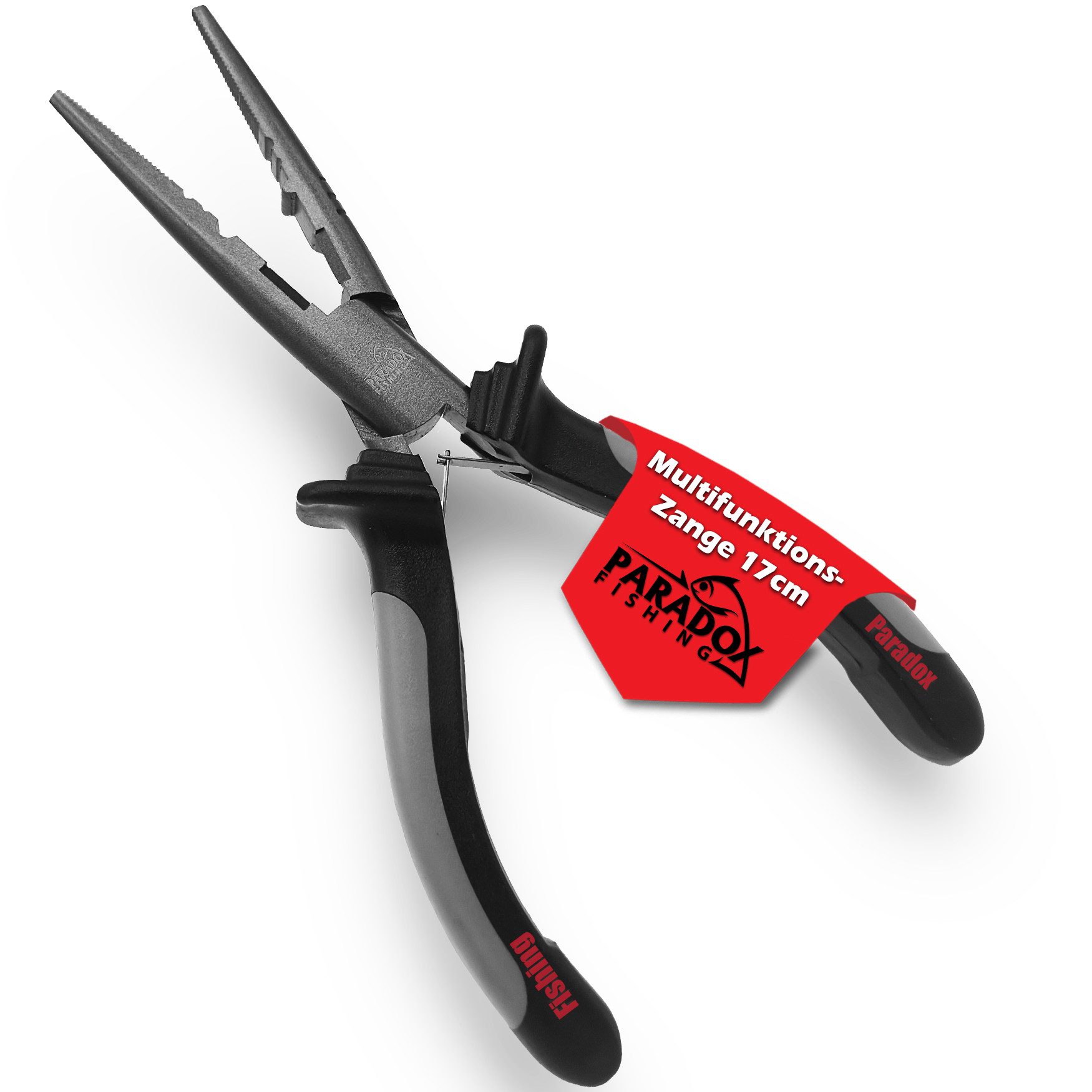 Paradox Fishing Anglerzange Multifunktionszangen 17cm/22cm/24,5cm/29cm für Fried-/Raubfische, Rostfrei, rostfrei