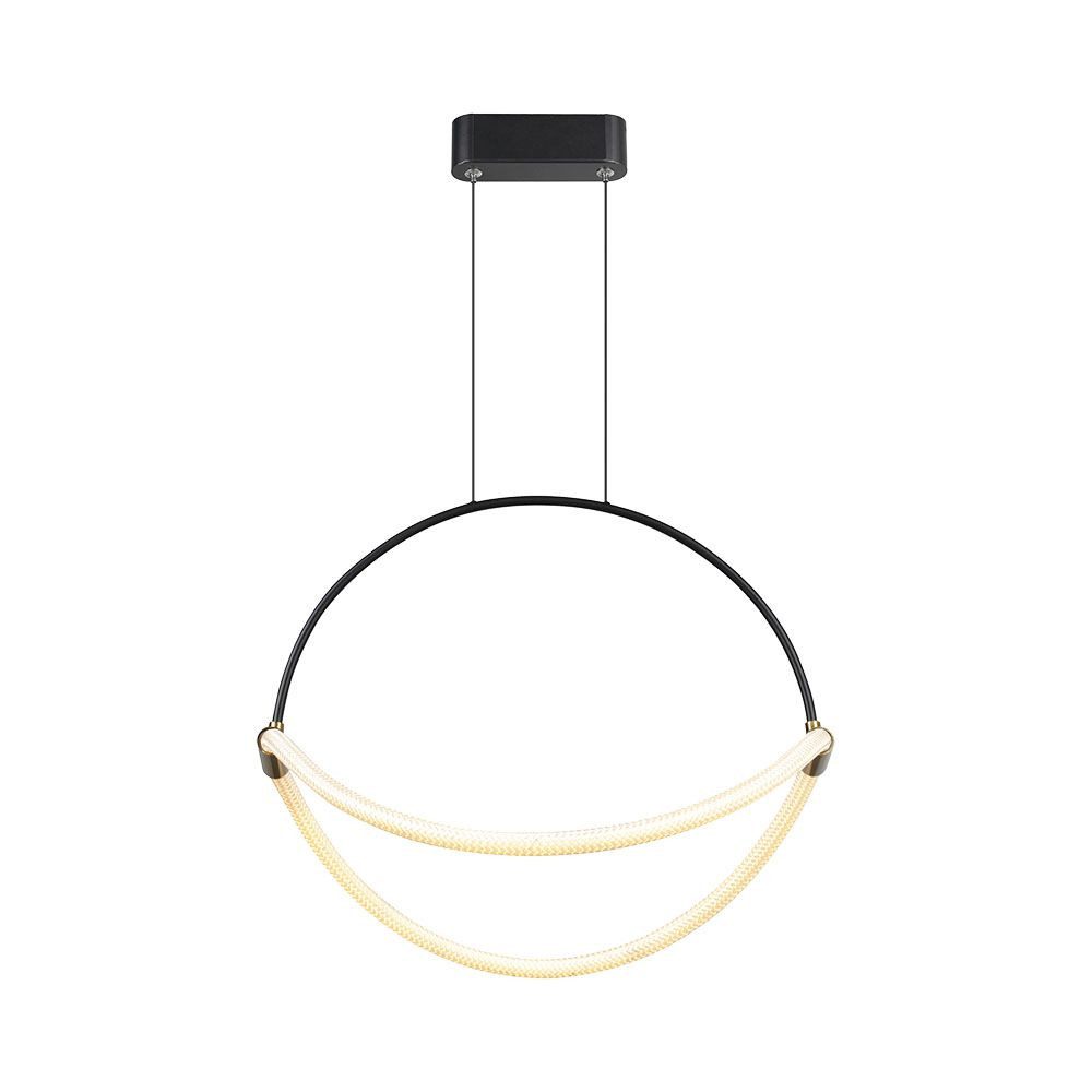 V-TAC LED-Hängeleuchte, LED-Leuchtmittel fest verbaut, Neutralweiß, Pendellampe Esstischlampe Hängeleuchte schwarz LED Wohnzimmerleuchte H