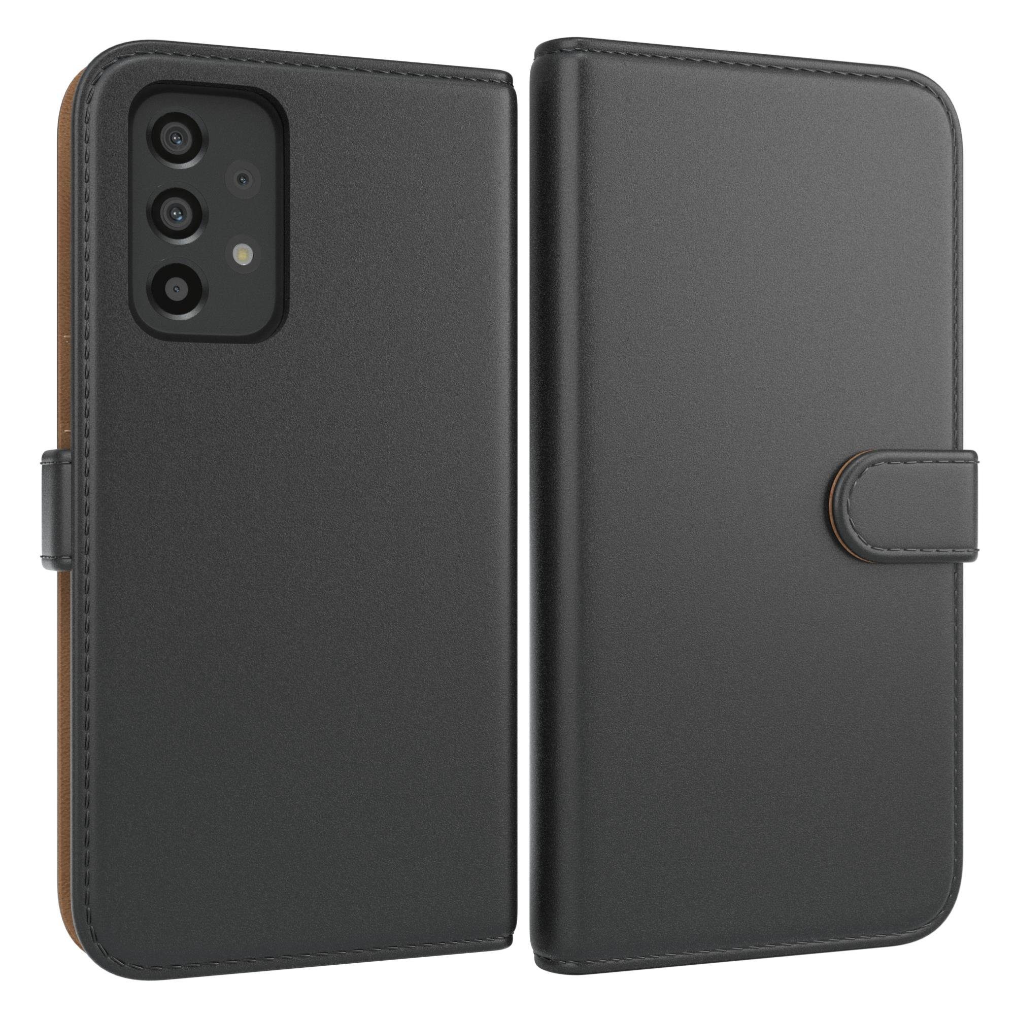 EAZY CASE Handyhülle Uni Bookstyle für Samsung Galaxy A33 5G 6,4 Zoll, Schutzhülle mit Standfunktion Kartenfach Handytasche aufklappbar Etui