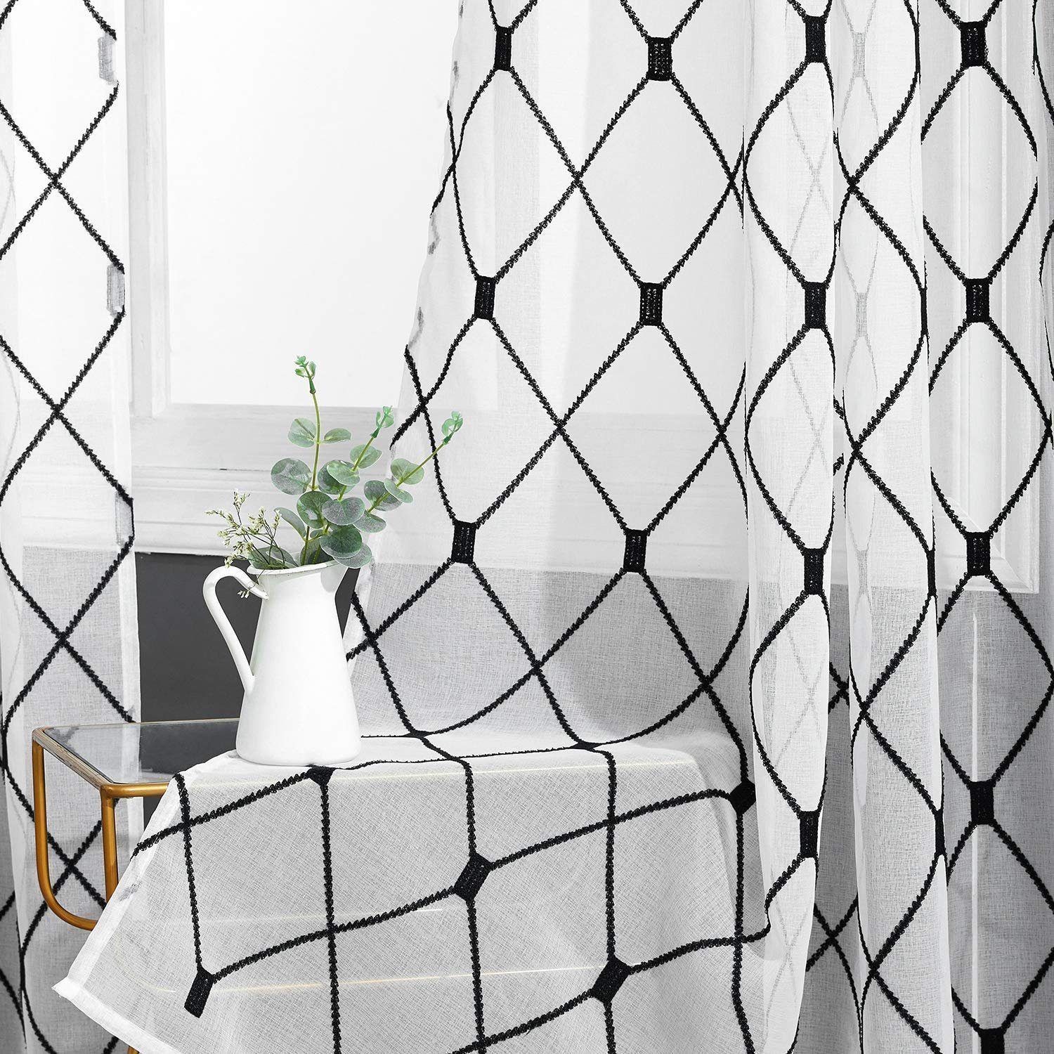 BYSURE Gardine, Ösen (2 St), transparent, günstig online kaufen