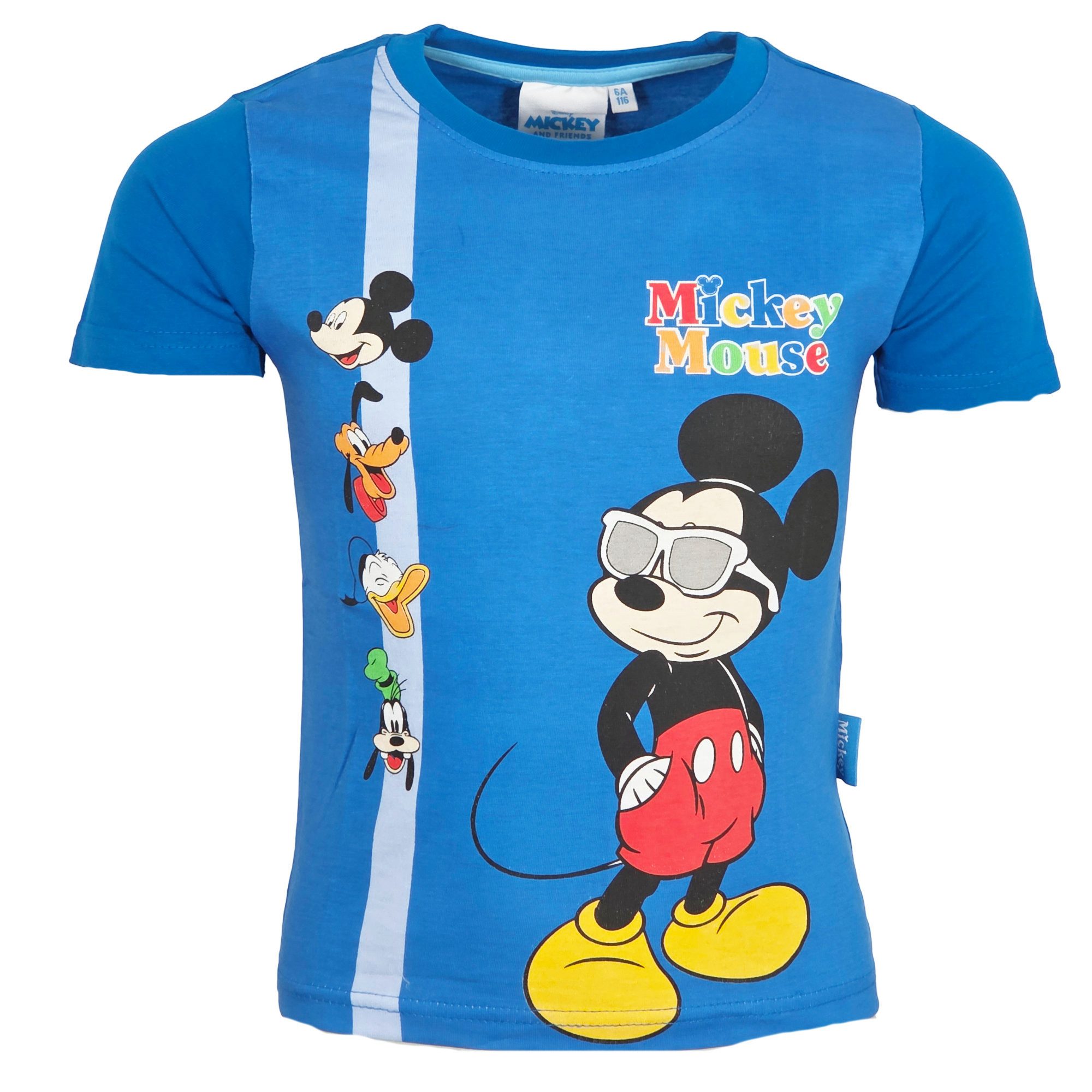 Print-Shirt Disney Mickey Maus Kinder Jungen T-Shirt kurzarm Shirt