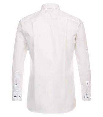 CASAMODA Businesshemd Businesshemd - Comfort Fit - Langarm - Einfarbig - Weiß