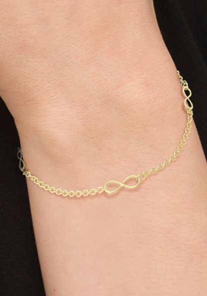Amor Goldarmband Infinity/Unendlichkeitsschleife