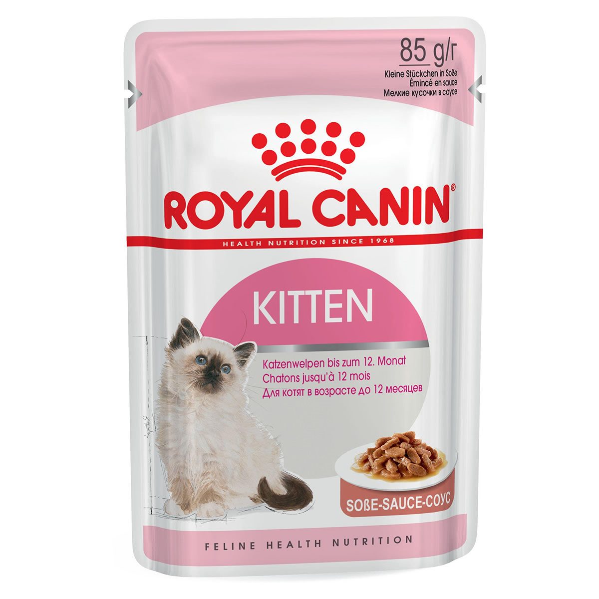 Royal Canin Kitten in Sauce 85 g - 12 Stück, für: Katze von Royal Canin