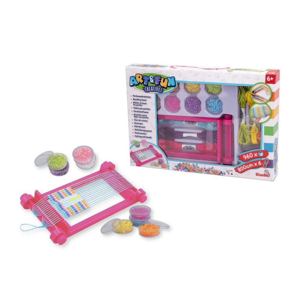 SIMBA Kreativset ART & FUN - Perlenwebrahmen