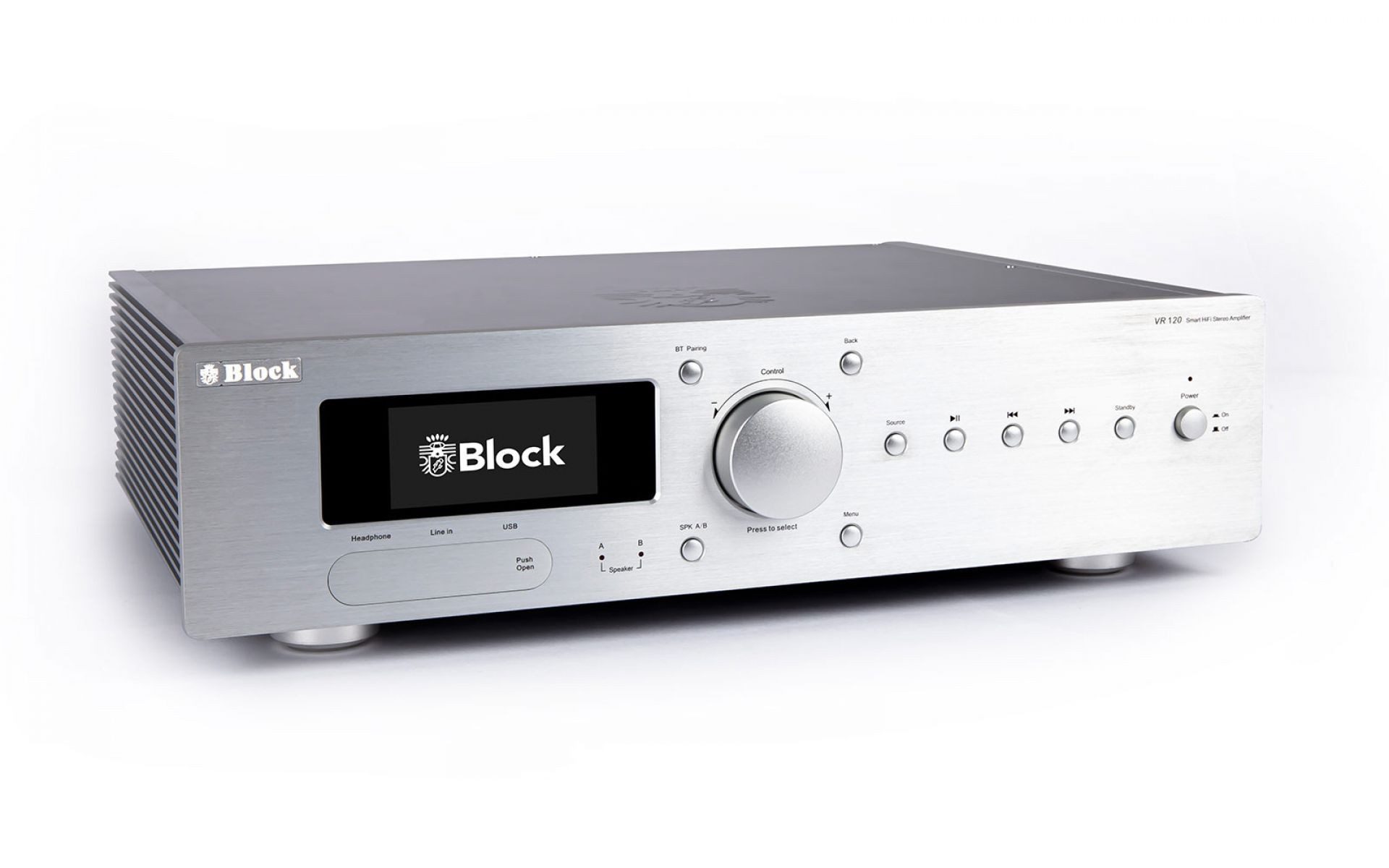 Block Block VR-120 HiFi Receiver 2x120W DAB+ Internetradio XLR Endverstärker